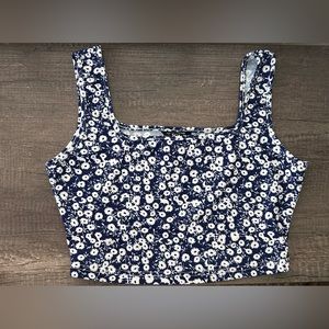 Shein White and Blue Set Size Medium